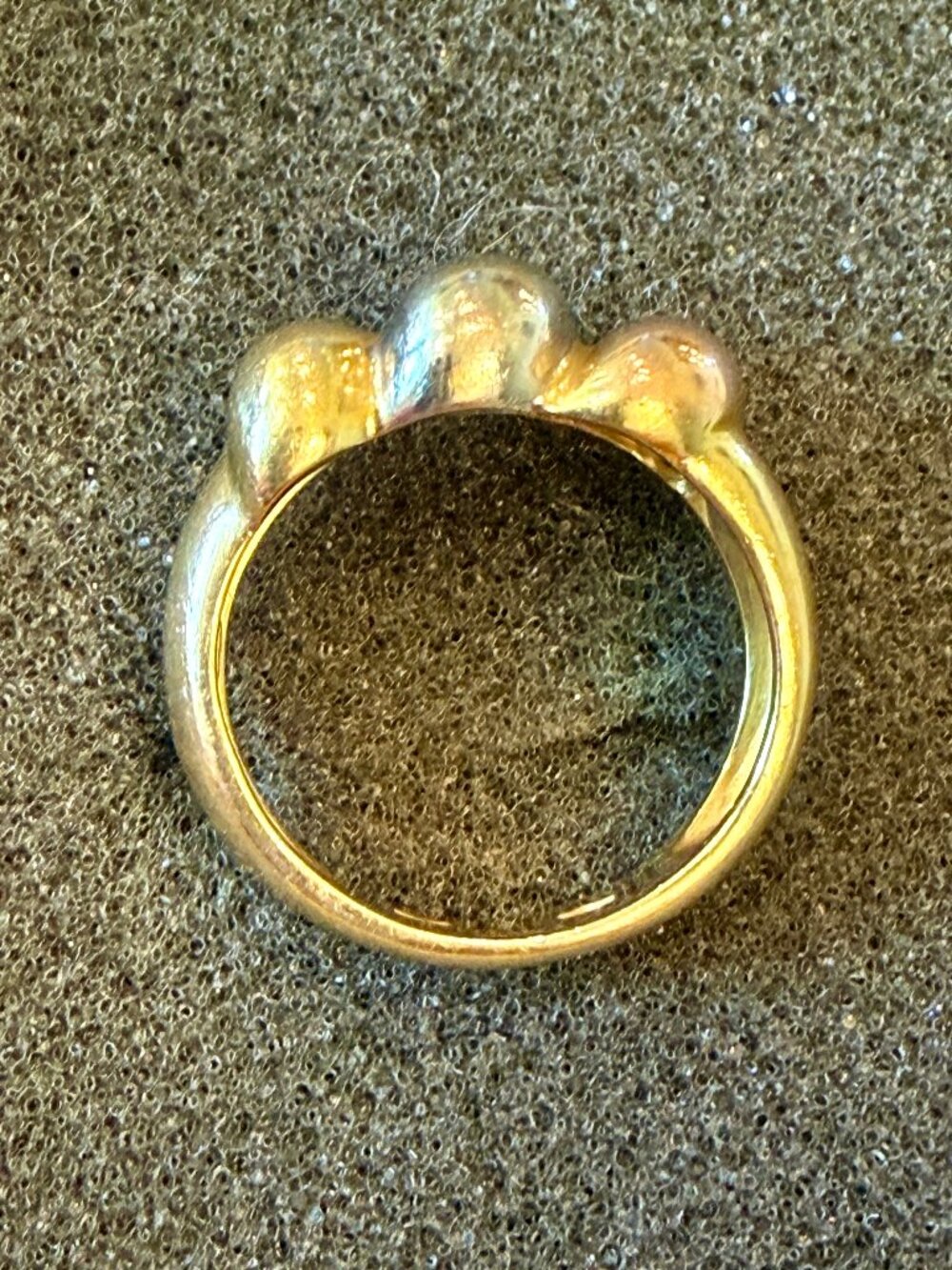 Vintage Tri-color Gold Everyday Ring - Picture 3 of 3